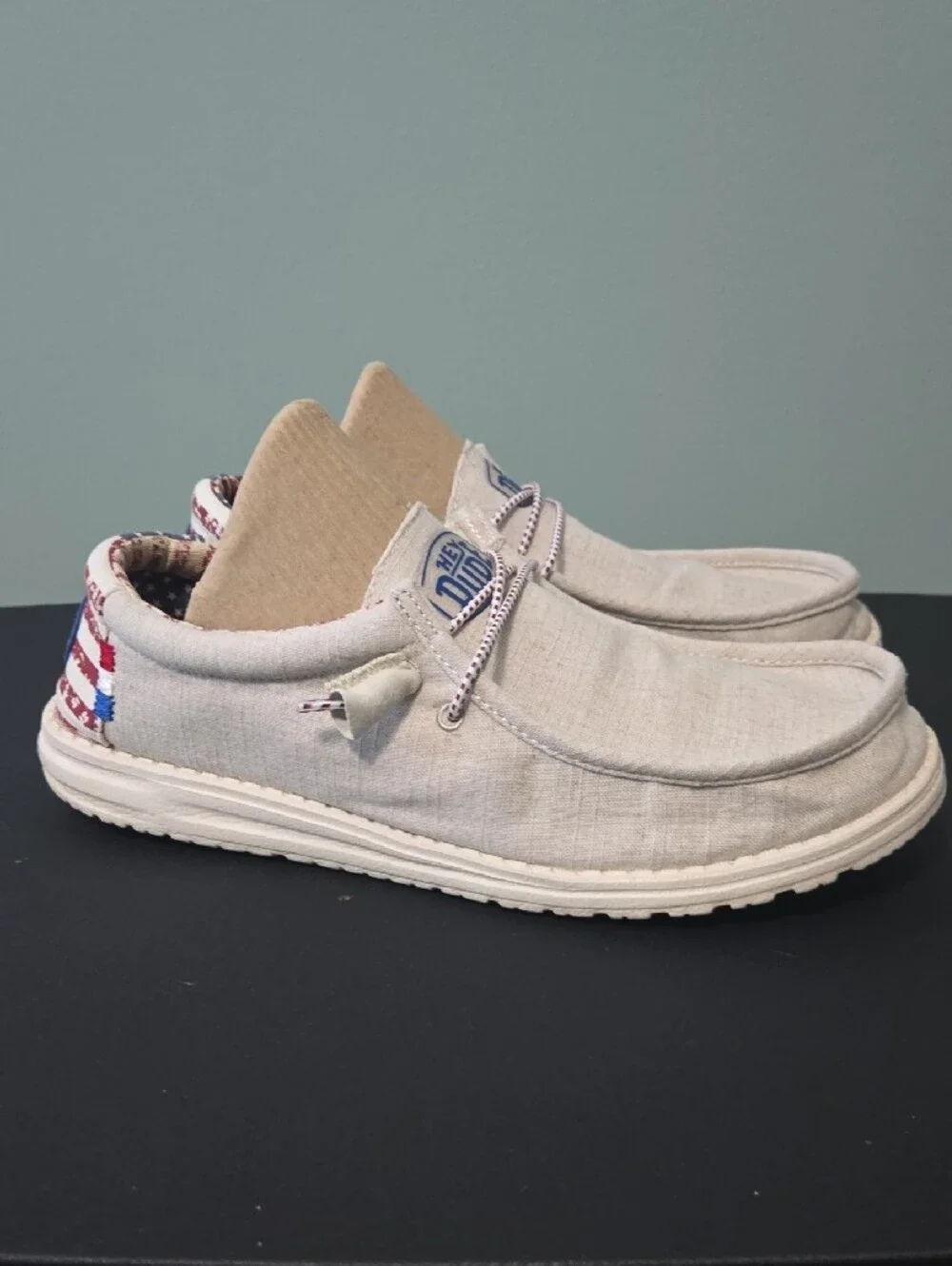 Hey Dude Wally Patriotic Slip-On Shoes